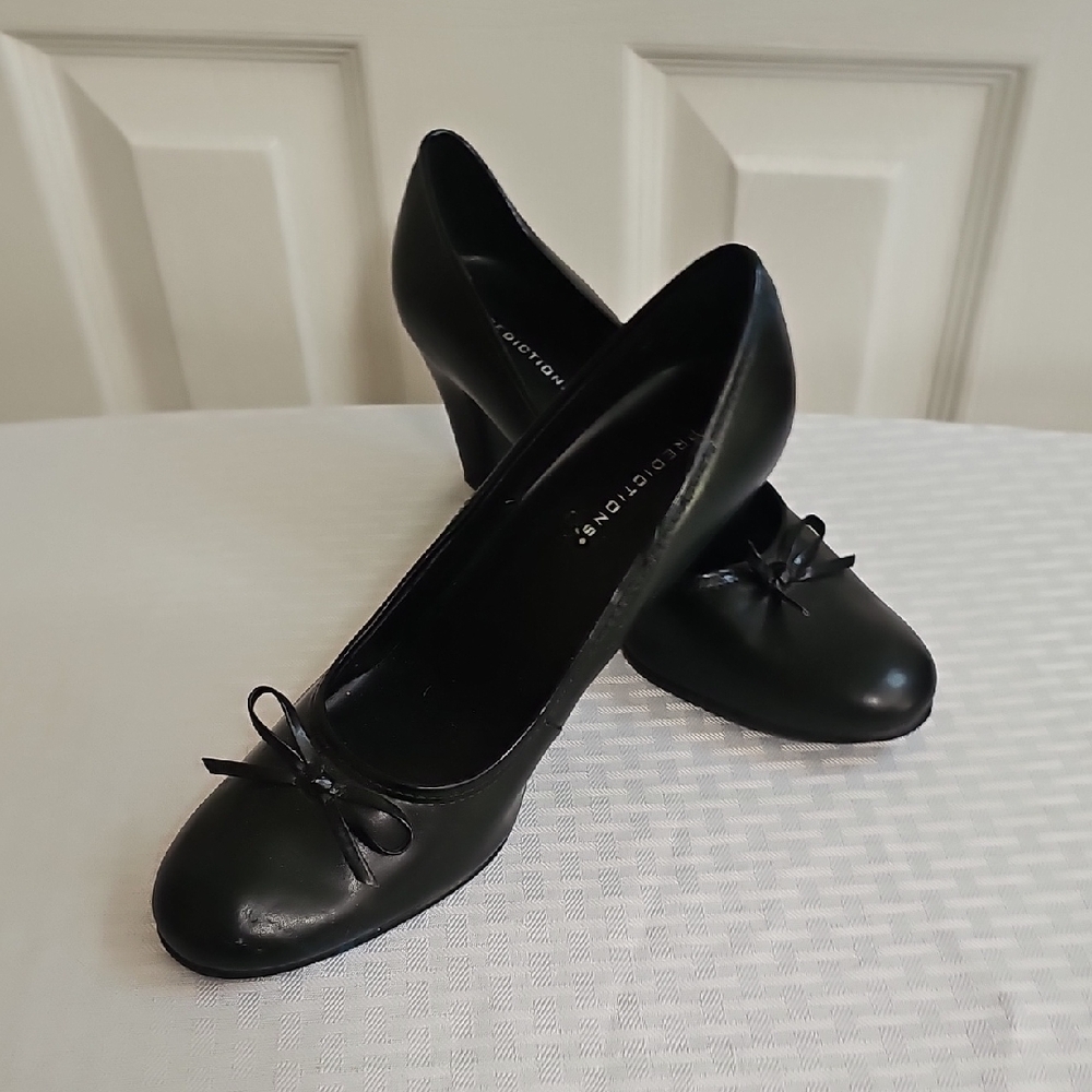 Indigo Black Heels Sleek Design‎